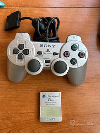 Controller e Memory Card Silver Ps2