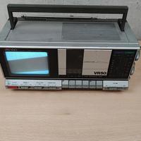 irradio vr 50 vintage televisione radio cassette