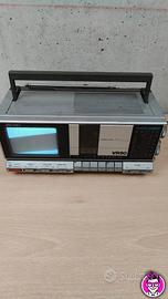 irradio vr 50 vintage televisione radio cassette