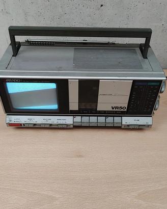 irradio vr 50 vintage televisione radio cassette