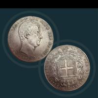 Moneta in argento, regno di Sardegna, anno 1935