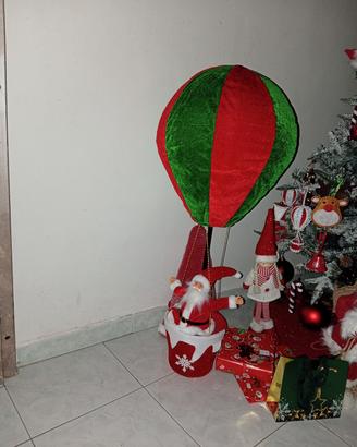 mongolfiera con babbo natale 