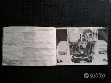 Libretto uso manutenzione 2cv Citroën