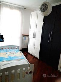 Letto bambino con armadio 6 ante