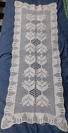 Runner vintage ad uncinetto cm 93x34  