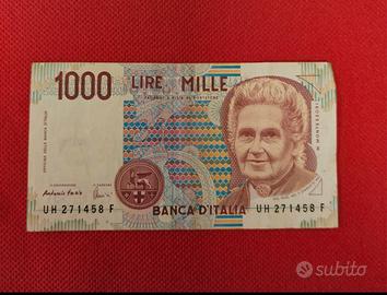 1000 lire montesori colezionismo