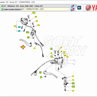 -Leva freno ant Yamaha XT550 5Y1839221000