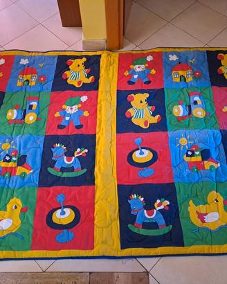 tappeto gioco doppio  in cotone imbottito