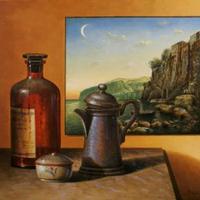 Marco Creatini olio su tela 40x50