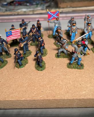Guerra di secessione americana soldatini 1/72
