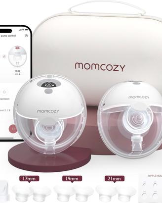 Tiralatte elettrico portatile grigio Momcozy doppi