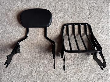 schienalino e portapacchi ORIGINALI harley 