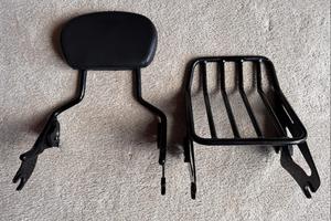 schienalino e portapacchi ORIGINALI harley 