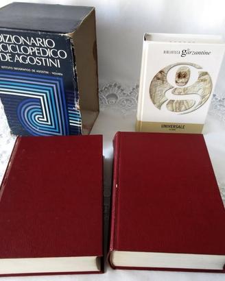 Dizionario Enciclopedico De Agostini due volumi