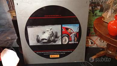 insegna Pirelli in plexiglass 