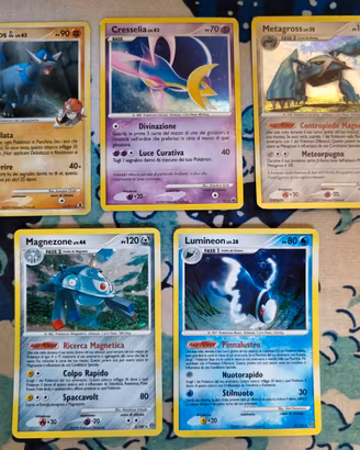Lotto Pokemon Rare, Holo e Reverse di Diamante, Pe