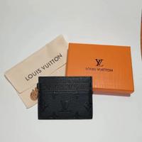 portafoglio/portacarte Louis Vuitton nero 