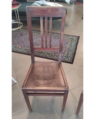 Coppia sedie Thonet primo Novecento 1910 c.a.