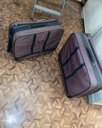Set 2 Valigie Samsonite Marroni