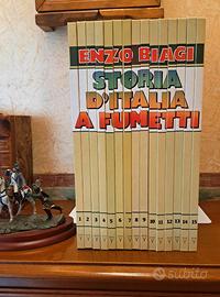 STORIA D'ITALIA A FUMETTI  Enzo BIAGI 15 volumi