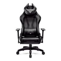 Sedia nera da gaming diablo horn