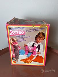 Barbie “Maglieria Magica” - Gioco vintage bimbi