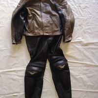 Completo pelle giubbotto SPIDI, pantaloni Prexport