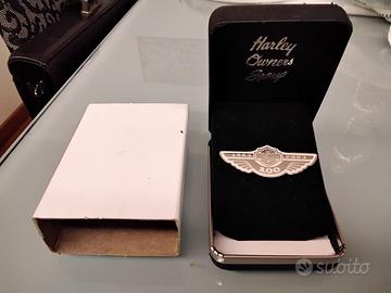 HARLEY DAVIDSON spilla 100 anni argento 925
