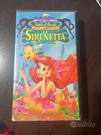 VHS La Sirenetta 1998 - Walt Disney