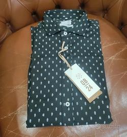 Camicia uomo nera Qb24