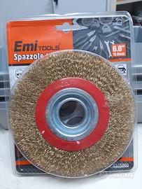 spazzola circolare trapano marca Emi Tools