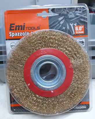 spazzola circolare trapano marca Emi Tools
