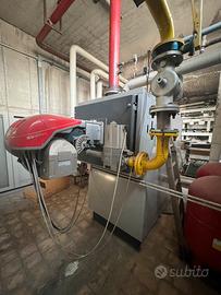 Caldaia Industriale 1 MW + Bruciatore Riello RS