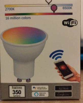 Lampadine GU10 4w smart wifi led con gestione app