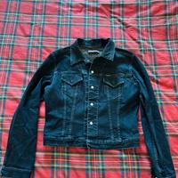 Giubbotto in jeans donna Take Two blu scuro