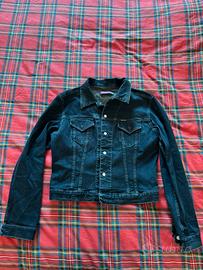 Giubbotto in jeans donna Take Two blu scuro