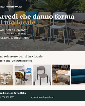 Sedie e tavoli