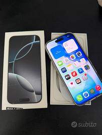 iPhone 16 pro 256gb con scatola e accessori