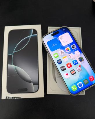 iPhone 16 pro 256gb con scatola e accessori