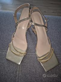 sandali oro numero 43 Schein 