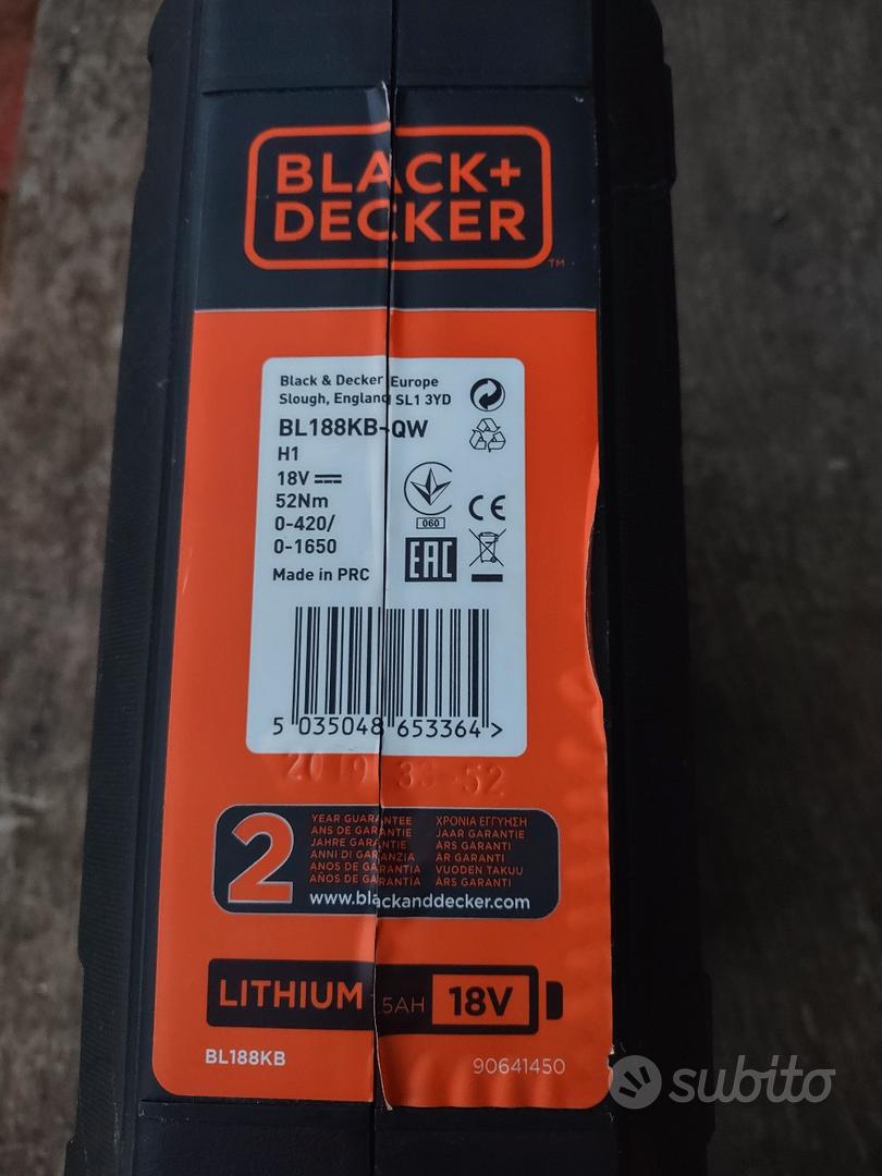 Black & decker BL188KB-QW Black