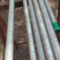 tubo acciaio zincato  nuovo 