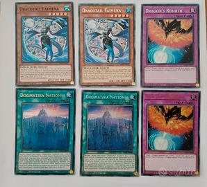 Lotto Carte Yu gi oh Drago 
