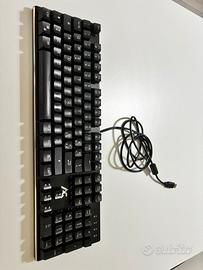 Tastiera meccanica switch blu retroilluminata