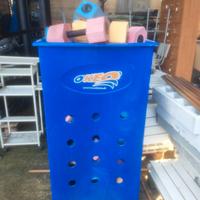 35 Manubri Acquagym + Porta Attrezzi Piscina 