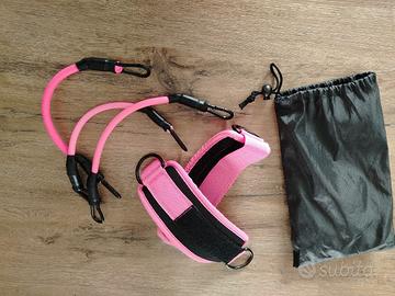 elastici resistenze cavigliere step fitness
