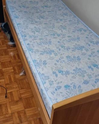 Letto singolo rovere