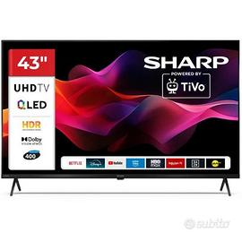 SHARP 43HM5245E DISPLAY 43" SMART TV QLED 4K TIVO