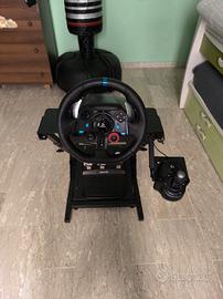 volante Logitech g29 con cambio pedana e supporto 