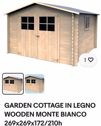 Casetta in legno 